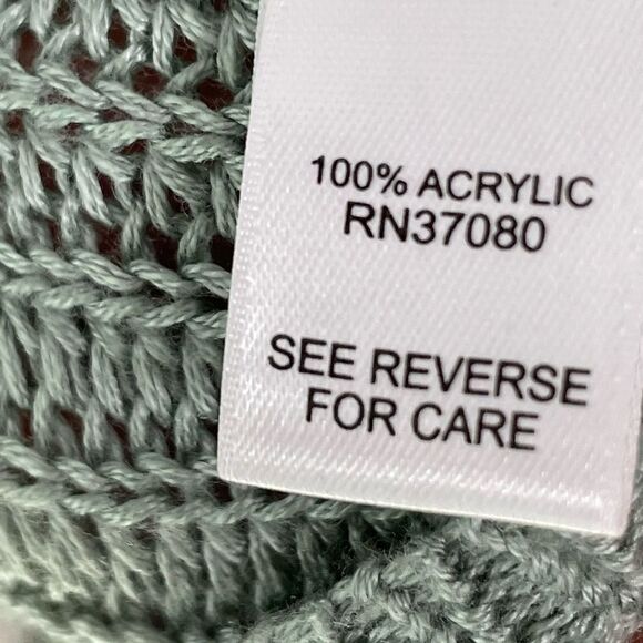 Versona Oversized Batwing Sweater Green S/M - Picture 8 of 9